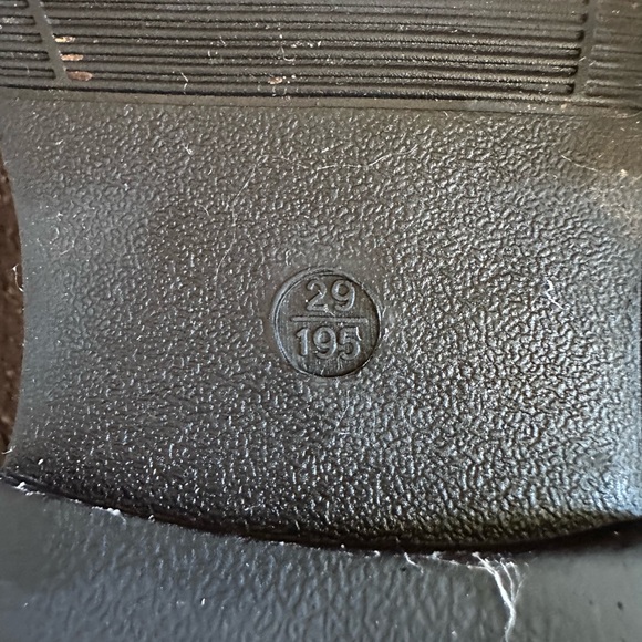 Price Drop - Girls Black Patent Leather lug sole penny loafers - Picture 2 of 3